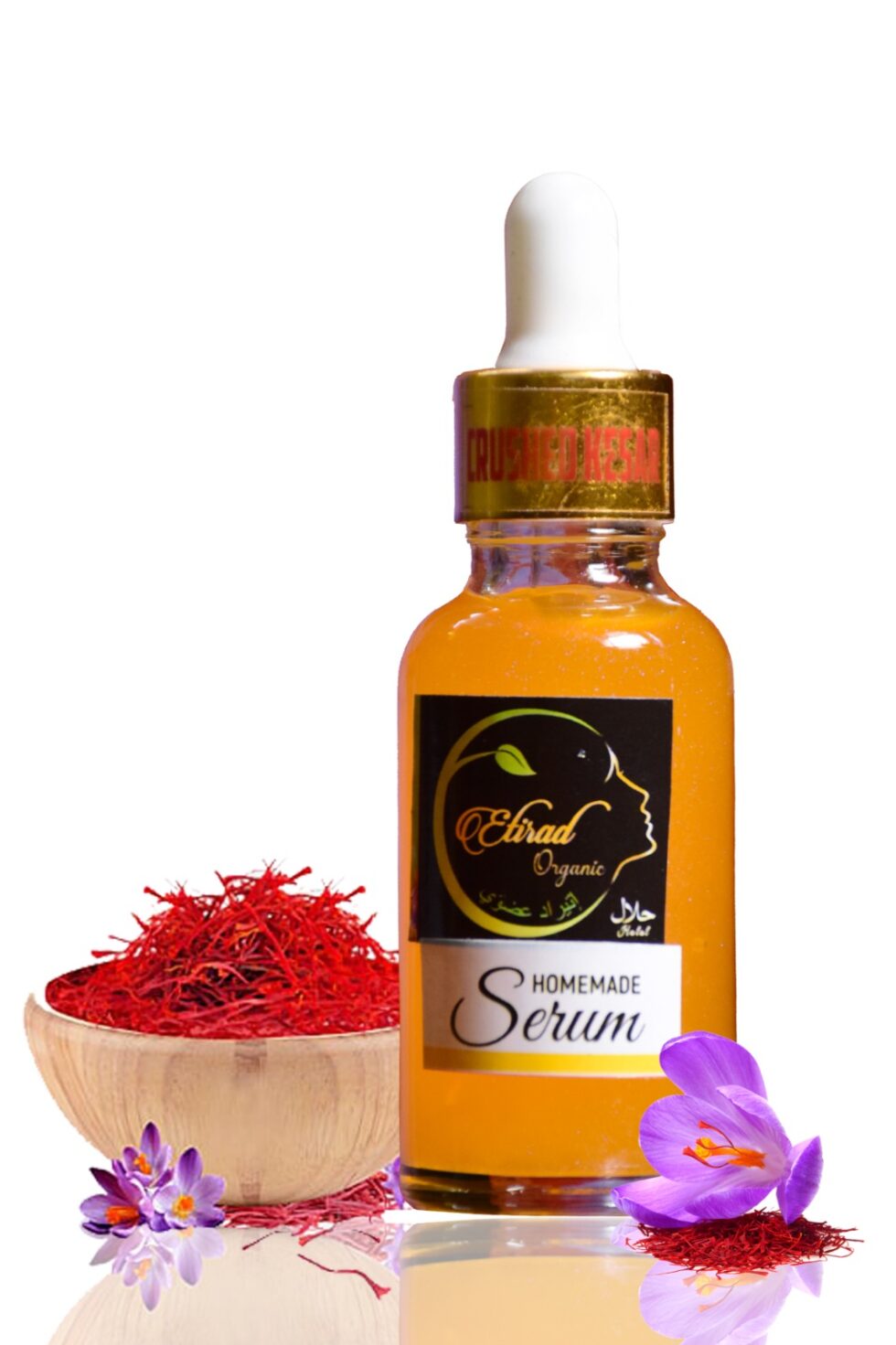 Glow Up with Etirad’s Kesar Hyaluronic & Kojic Acid Serum!”